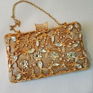 ELEGANT HARD SHELL EVENING BAG